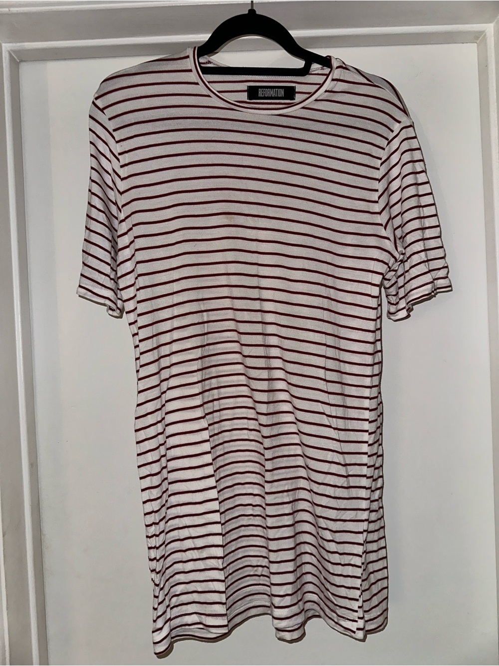 Reformation t shirt mini dress